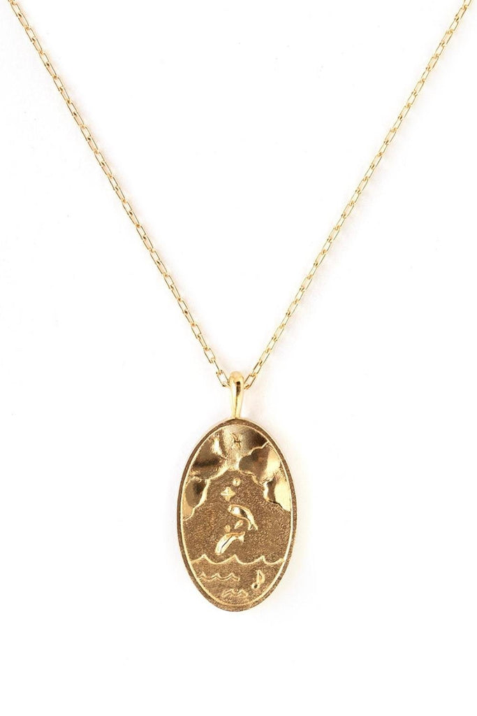 Gold Zodiac Necklace - WellDunn - The Wardrobe