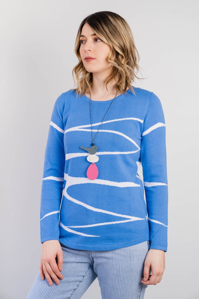 Joanie Top - Marble - The Wardrobe