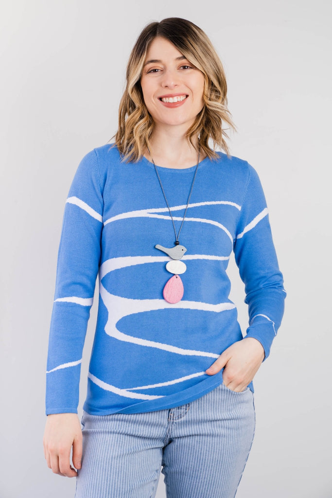 Joanie Top - Marble - The Wardrobe