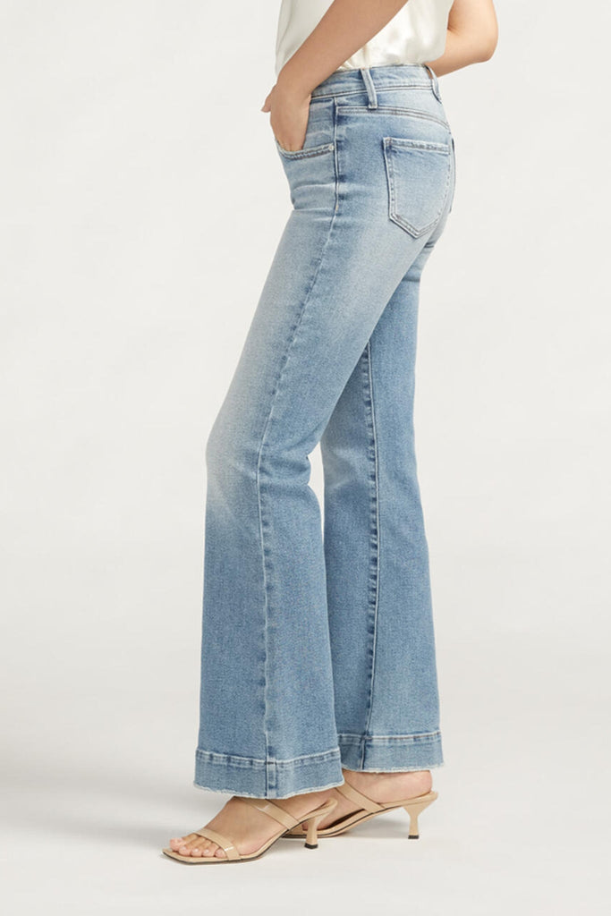 Kait Mid Rise Flare Leg Jeans - Jag Jeans - The Wardrobe