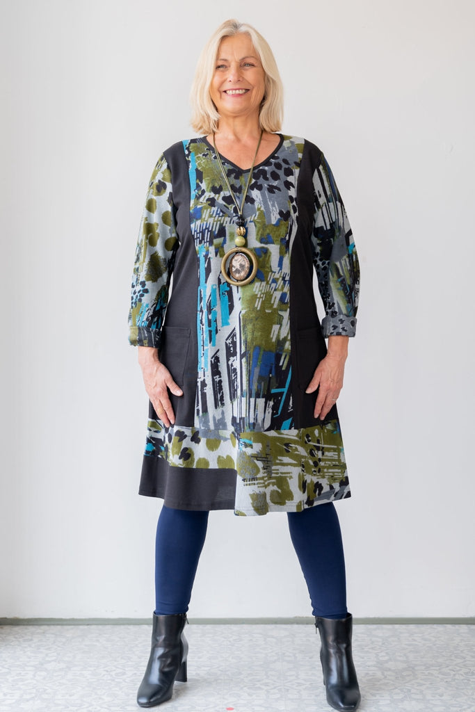 Keona Dress - Parsley & Sage - The Wardrobe