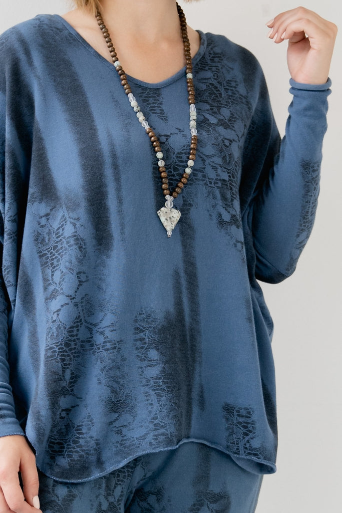 Kiwi Jasper Stone Necklace - Serenity 108 - The Wardrobe