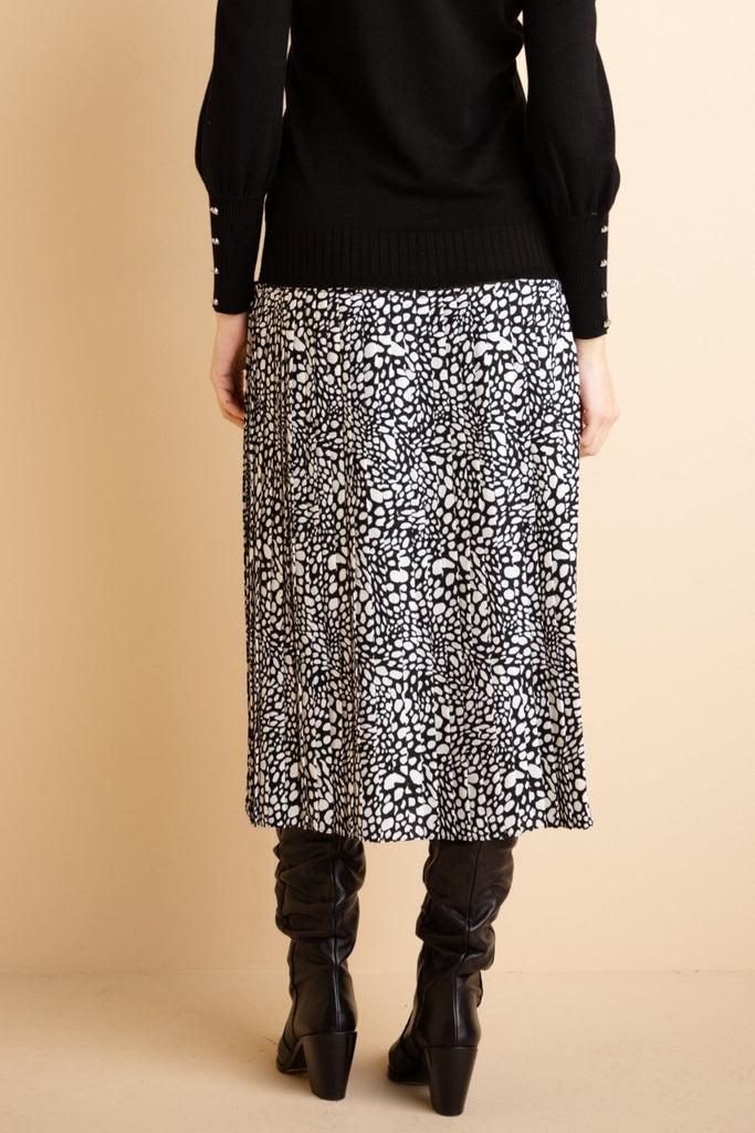 Lennox Printed Skirt - Marble - The Wardrobe