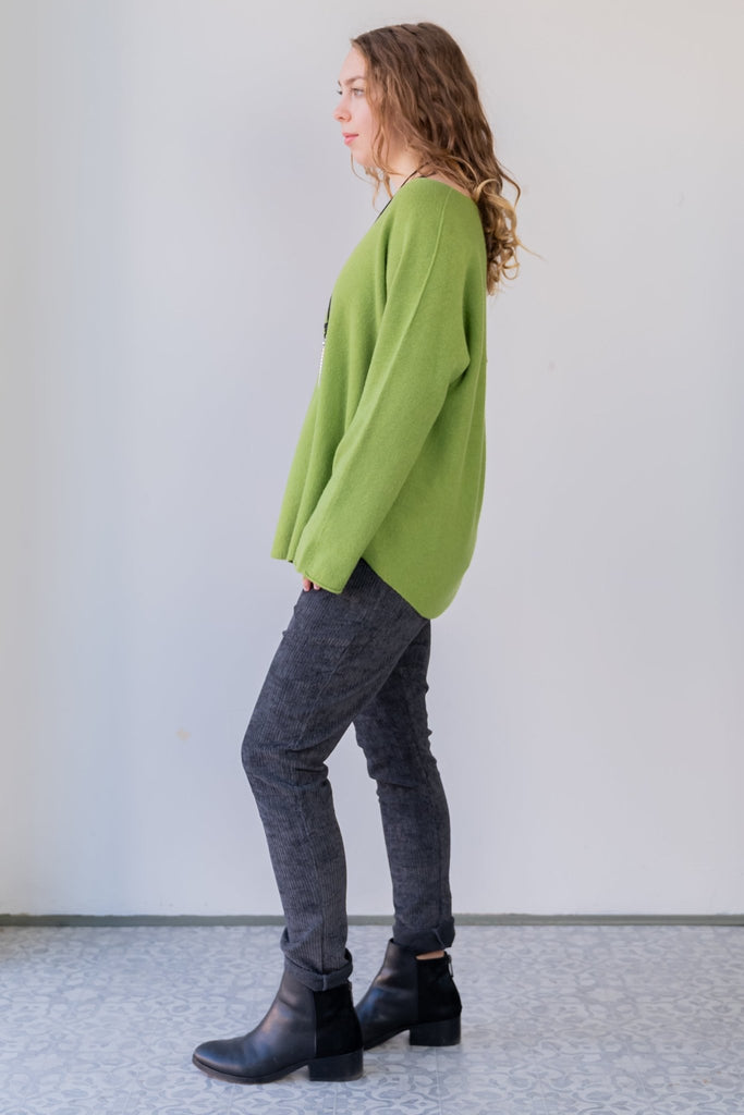 Lillian Sweater (One-Size) - Ekru by Linen Luv - The Wardrobe
