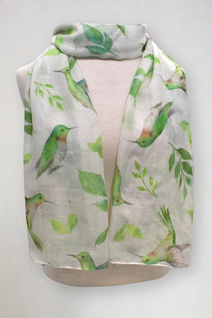 Lime Hummingbird Scarf - The Wardrobe - The Wardrobe