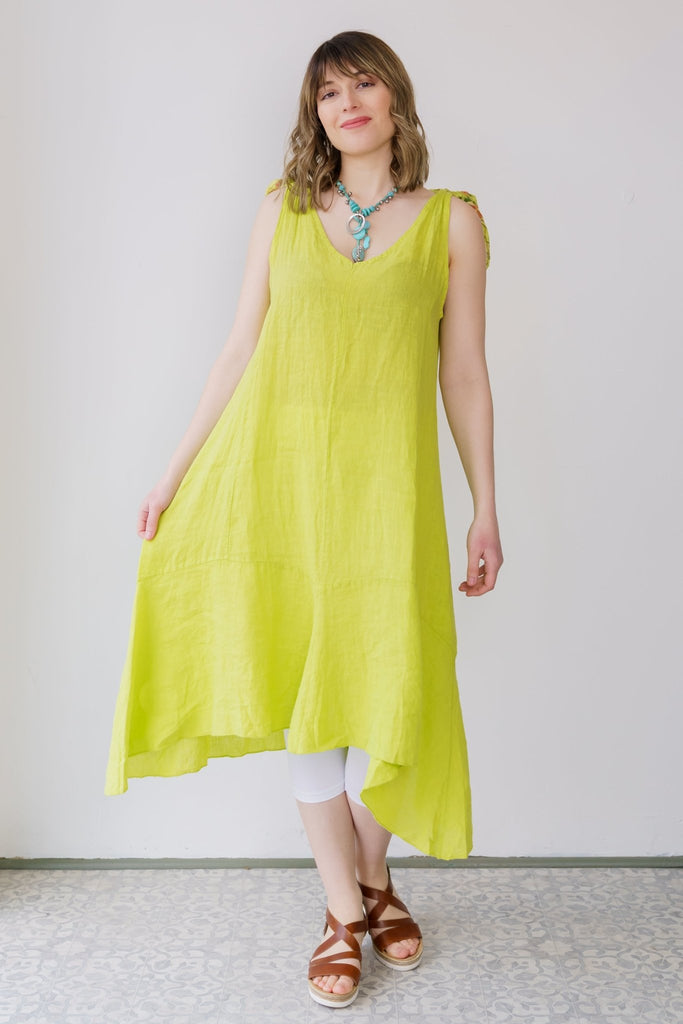 Lola Linen Dress (One-Size) - Fashion Sense - The Wardrobe