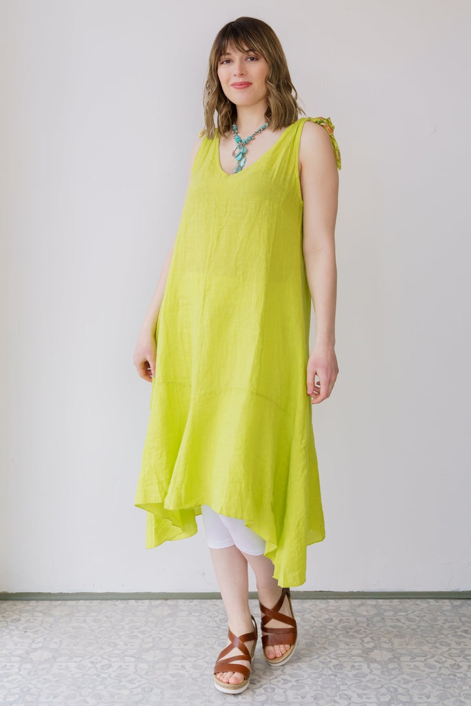 Lola Linen Dress (One-Size) - Fashion Sense - The Wardrobe
