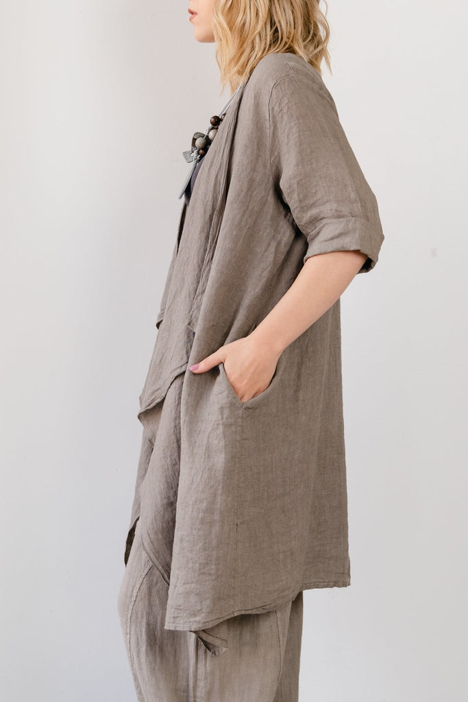 Lolo Linen Jacket (One-Size) - The Wardrobe - The Wardrobe