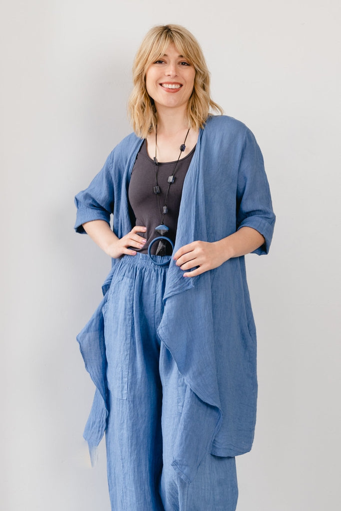 Lolo Linen Jacket (One-Size) - The Wardrobe - The Wardrobe