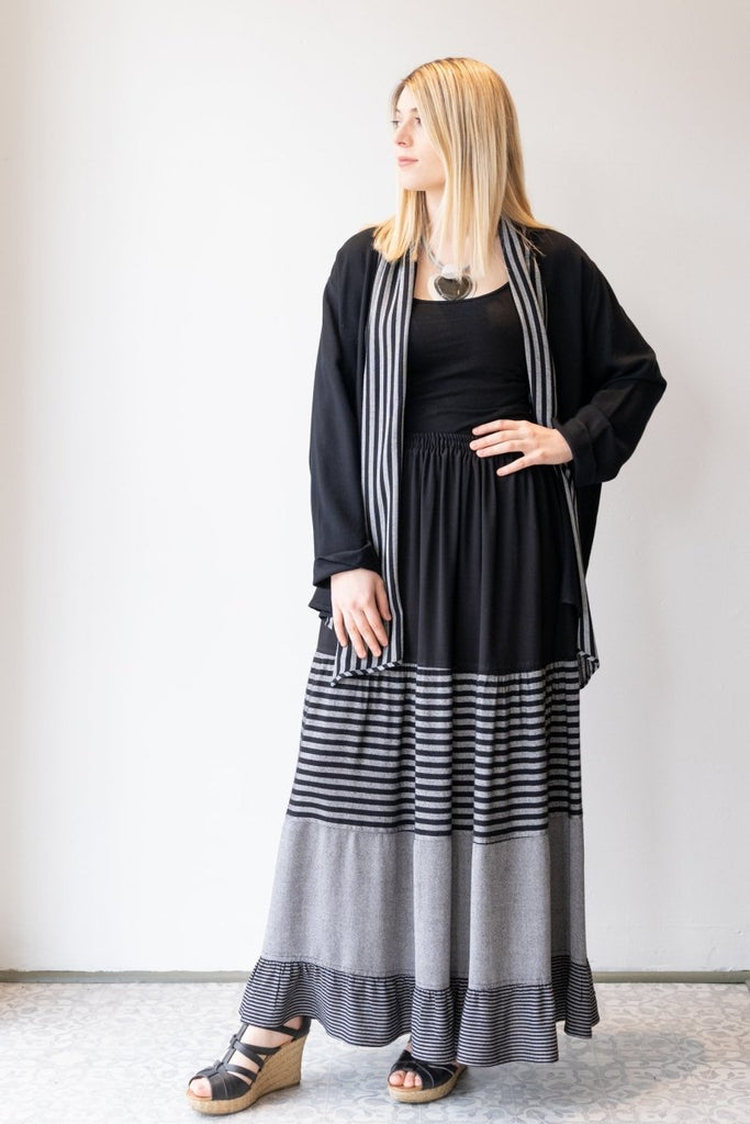 Long Skirt - Stripe - Dairi - The Wardrobe