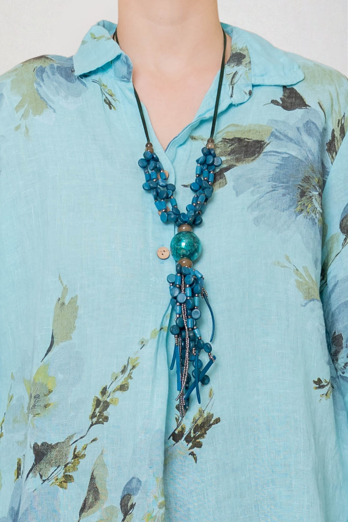 Ocean Beaded Necklace - The Wardrobe - The Wardrobe