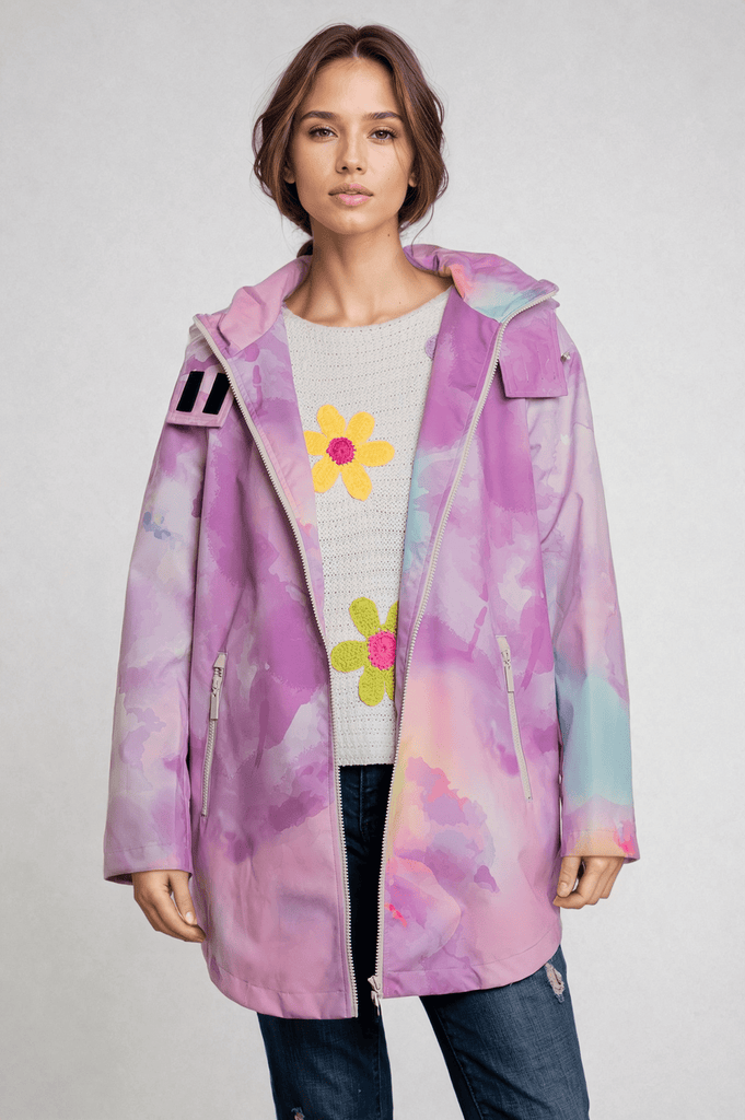 Packable Rain Coat - Cotton Candy - Nikki Jones - The Wardrobe