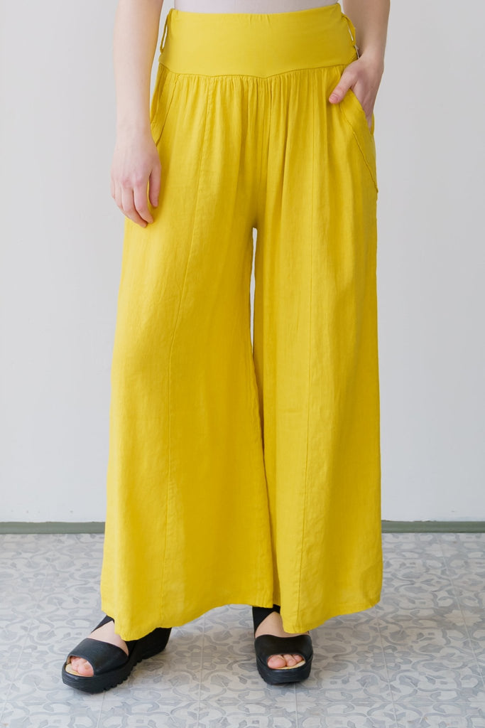Paloma Linen Palazzo (One-Size) - Fashion Sense - The Wardrobe