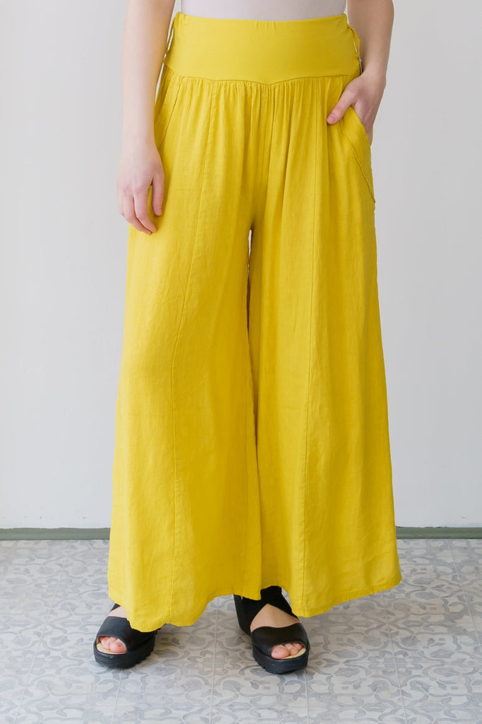 Paloma Linen Palazzo (One-Size) - Fashion Sense - The Wardrobe