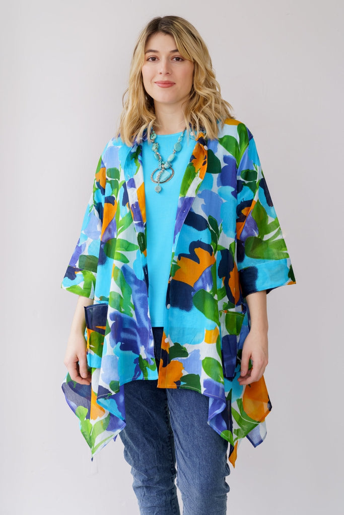 Paradise Cotton Tunic - Orange Fashion - The Wardrobe