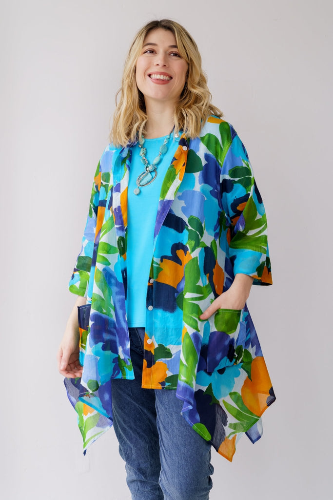 Paradise Cotton Tunic - Orange Fashion - The Wardrobe