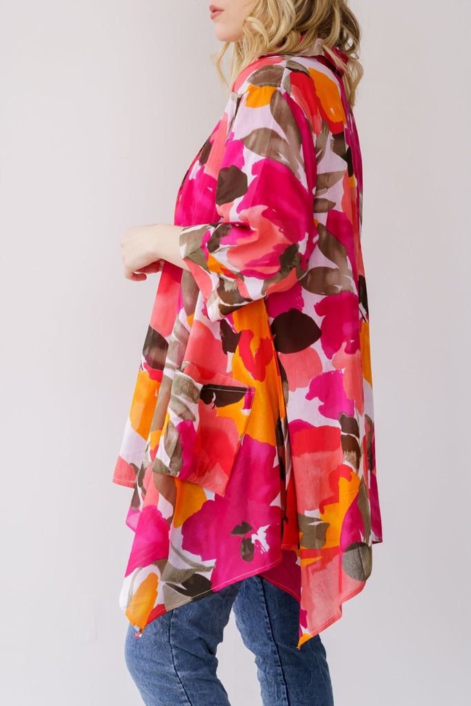 Paradise Cotton Tunic - Orange Fashion - The Wardrobe