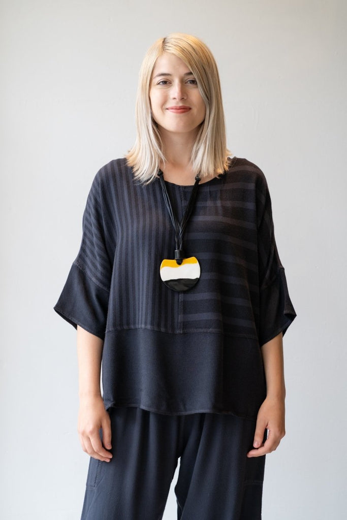 Printed Top - Hemetite - Dairi - The Wardrobe