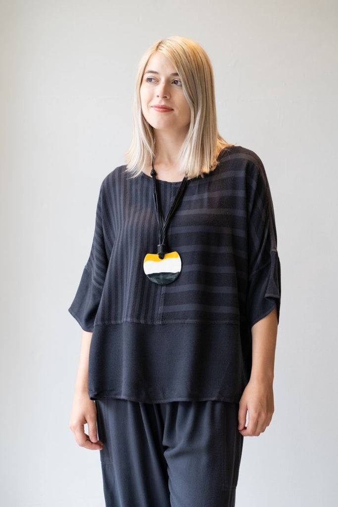 Printed Top - Hemetite - Dairi - The Wardrobe