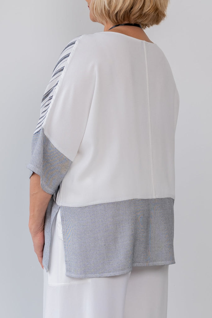 Printed Top - White Combo - Dairi - The Wardrobe