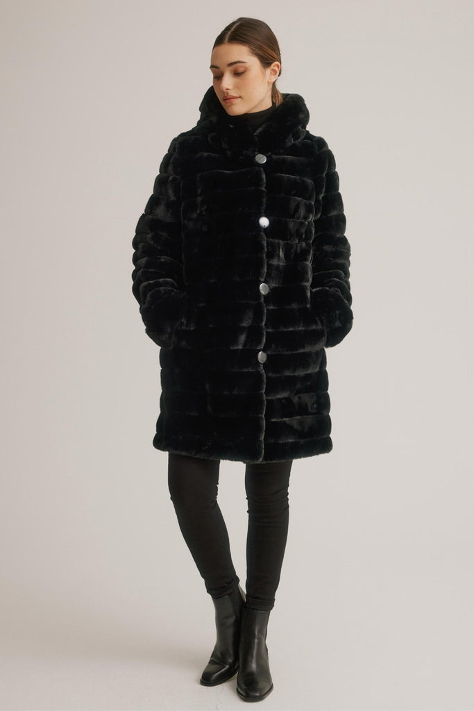Reversible Fun Fur Coat - Nikki Jones - The Wardrobe