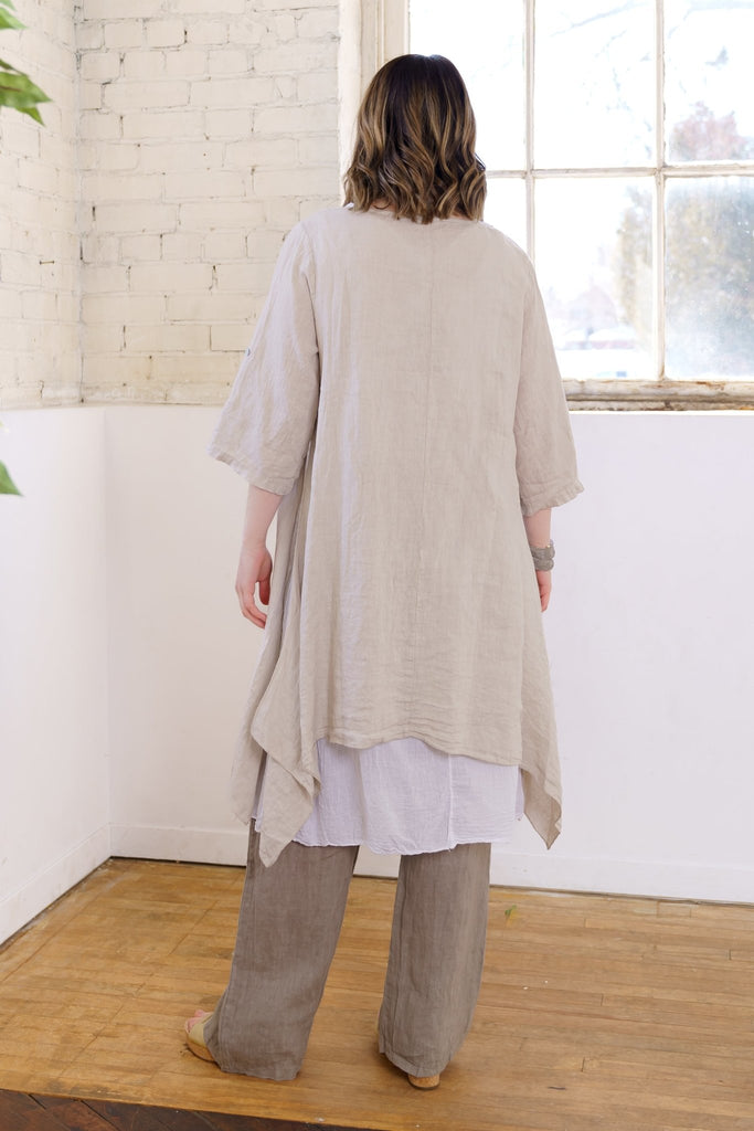 Savannah Linen Dress - M Made in Italy - The Wardrobe