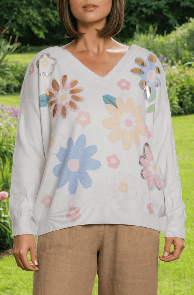 Shimmer Petal Sweater - The Wardrobe - The Wardrobe