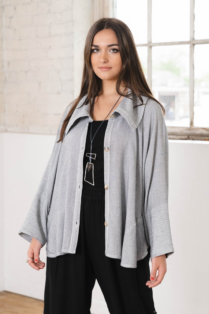 Short Jacket w/ Collar - Dairi - The Wardrobe