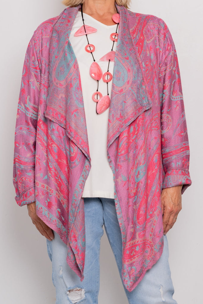Short Printed Jacket - Orchid Spring - BaBa Imports - The Wardrobe