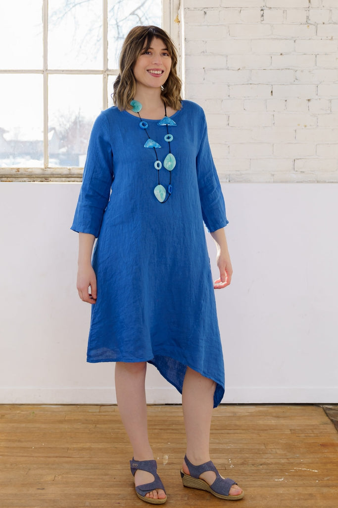Stephanie Linen Dress - M Made in Italy - The Wardrobe