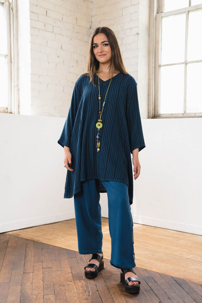Stripe Tunic - Midnight Blue - Dairi - The Wardrobe