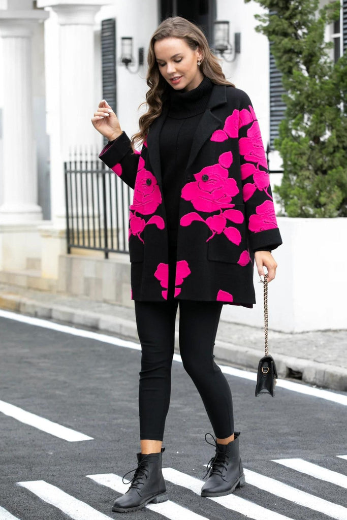 Tabatha Sweater Coat - Orange Fashion - The Wardrobe