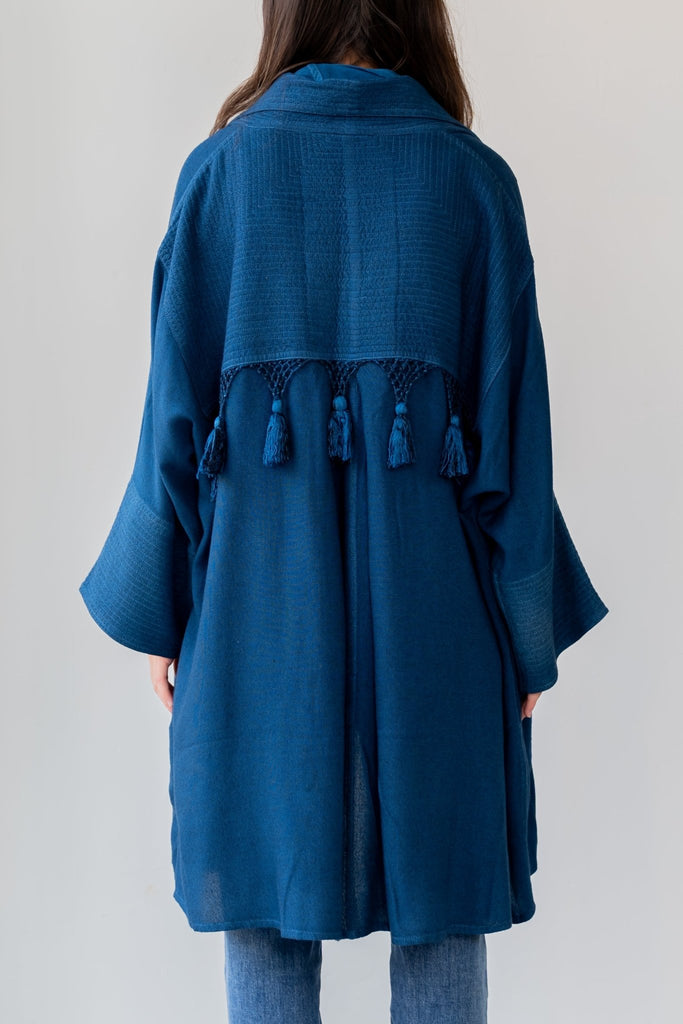 Tassel Jacket - Midnight Blue Solid - Dairi - The Wardrobe