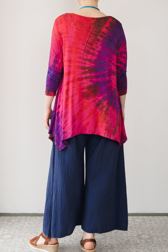 Vibes Tie-Dye Top (One-Size) - The Wardrobe - The Wardrobe