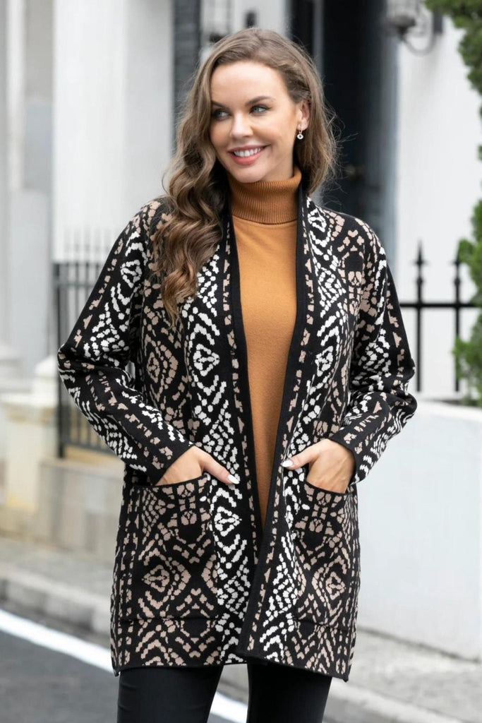 Zeta Cardigan - Orange Fashion - The Wardrobe