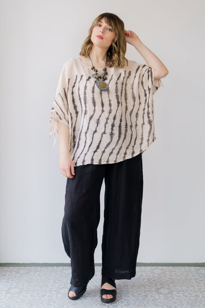 Zoe Linen Top (One-Size) - Fashion Sense - The Wardrobe